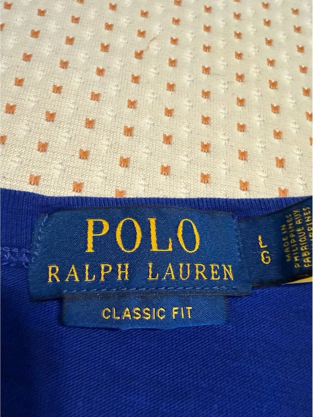 Polo Ralph Lauren Classic Fit Jersey T Shirt L Polo 67 Sporting Goods Blue Trim